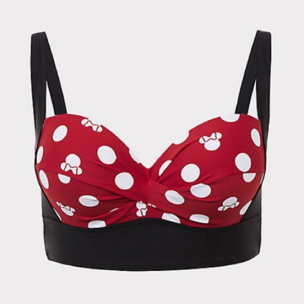 Torrid Minnie Mouse Bikini Top